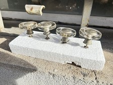 1 MANIGLIA POMELLO  VETRO SPESSO DI MURANO DEGLI ANNI 1940/50 OLD HANDLE