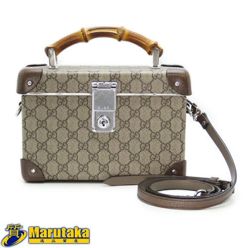 Gucci supreme borsa bambù - gucci, gg