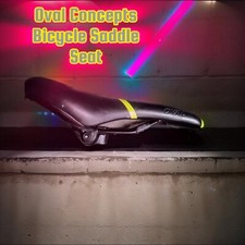 Bici 🚲 Sella/Ovale Concepts Nera con Strisce Neon Gialle Aerodinamiche, Usata pochissimo.