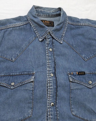 Camicia jeans uomo lee - lee, taglia