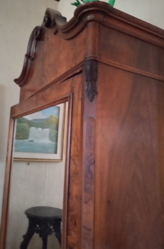 Armadio antico noce credo - noce,