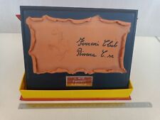 targa commemorativa in