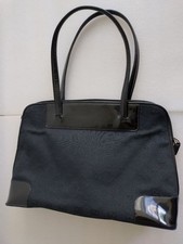 Borsa a tracolla Gucci GG tela pelle nero oro ferramenta logo dal Giappone