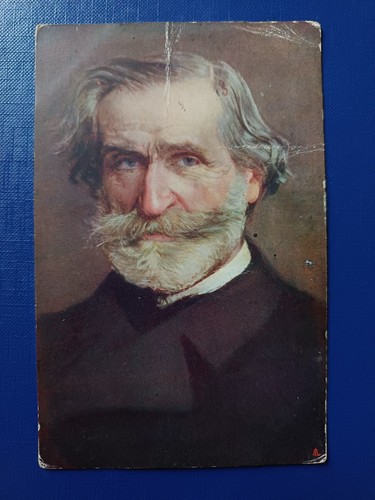 12605 cartolina giuseppe verdi - cartolina,