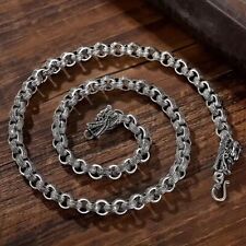 Collana catena drago argento