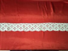 BALZA PIZZO 100%COTONE Paramenti Sacri Stola Casula Pianeta Piviale Calice Cotta