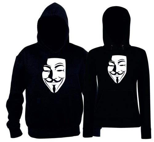 Per vendetta felpa cappuccio - v,