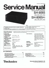 Technics Service manual per