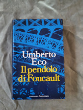 Libro Umberto Eco Il Pendolo di Foucault Bompiani Prima Edizione 1988 T5 #Novint
