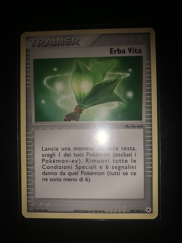 Carta pokémon erba vita - pokémon,