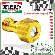 GETTO CARBURATORE DELL'ORTO