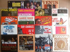 LOTTO 19 DISCHI 7” 45 GIRI - QUEI FAVOLOSI ANNI ’60 PEACE & LOVE - Lista e foto