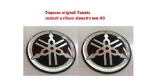 2 adesivi tre diapason originali Yamaha resinati a rilievo diametro mm 40