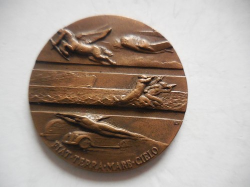 Medaglia costruzioni fiat - medaglia,