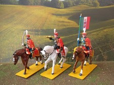 SOLDATINI DI PIOMBO  USSARI DI PIACENZA ITALIA 1859-72 RISORGIMENTO TOYSOLDIERS