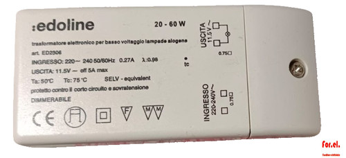 Edoline ed2306 trasformatore - edoline,