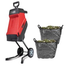 Trituratore elettrico da giardino Scheppach 2IN1 GS55 trituratore trituratore 2400W 2 sacchi