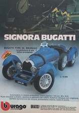 Pubblicità Advertising Werbung Italian Clipping 1981 BBURAGO Bugatti Type 59.