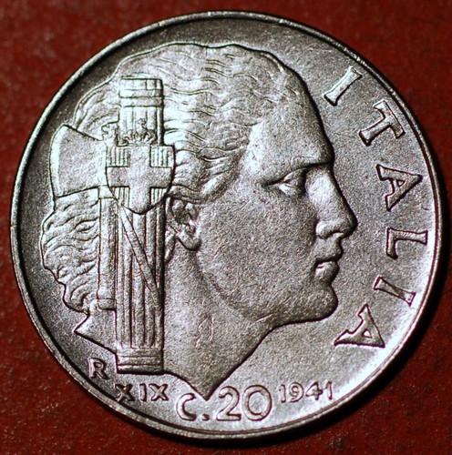 Italy centesimi 1941 - 20,