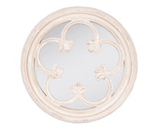 Specchio Da Parete Shabby Rotondo Romantic - CLAYRE & EEF - Diametro 50 cm