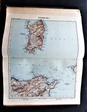 Mappa antica Sardegna Italia