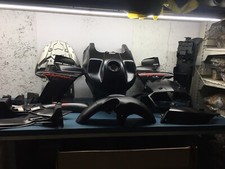 KIT CARENE COMPLETO NERO OPACO APRILIA ETV 1000 CAPONORD 2001 2002 2003 2004