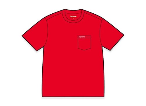 785768 supreme pocket tee - supreme,