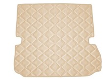 Beige EcoPelle Trapuntata Tappeto bagagliaio per Renault Grand Scenic II 7per 20