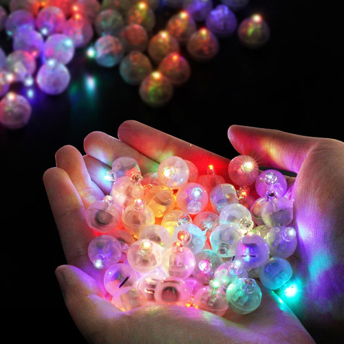 100 pezzi mini led palloncini - 100,