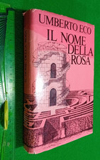 libro: •	Il nome della rosa •	Umberto Eco •	1982 Club degli Editori •