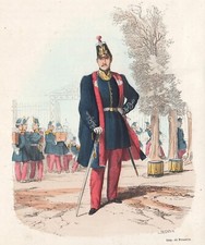Gravure xixe infanterie - xixe,