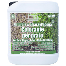 Premium Colorante per Prato 5 Litri - Vernice per Erba Pronta All'Uso per Prati 