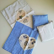 Set di tovagliette per la colazione più coppia di presine