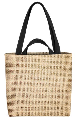 Borsa texture burlap tessuto