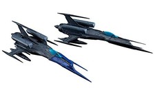 Space Battleship Yamato 2202 Mecha Type-0 52 Black bird 2 set kit modellino plastica
