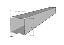 PROFILATO IN ALLUMINIO ESTRUSO