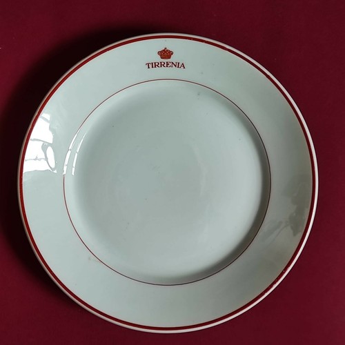Piatto porcellana sci - piatto,