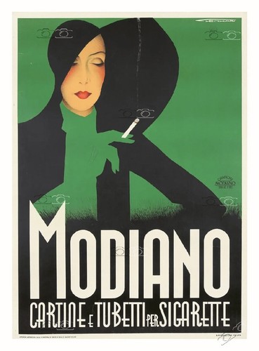 Publicité sigarette modiano - publicité,
