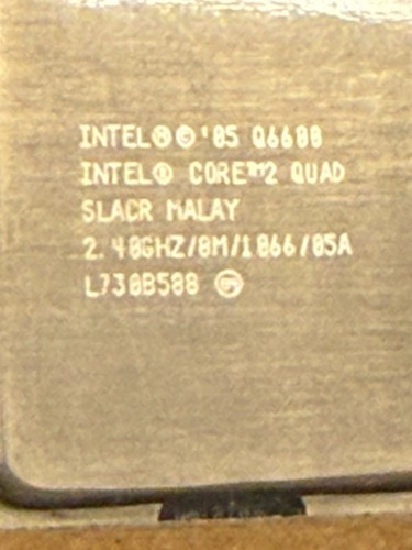 Intel core quad q6600 4 - 2, 2,4