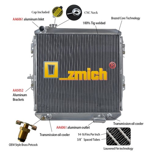 Radiateur aluminium pour - en,