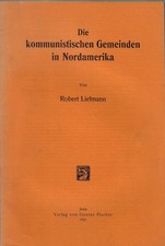 Robert Liefmann Le comunità