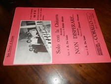 spartiti musicali vintage-SOLO CON LA CHITARRA NON DISPERARE ... ED.MUS.CORALLO