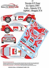 DECALS 1/43 REF 0081 Toyota GT