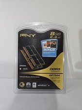 PNY 8GB 2x4GB Kit di memoria PC doppio canale DDR3 PC3-10666