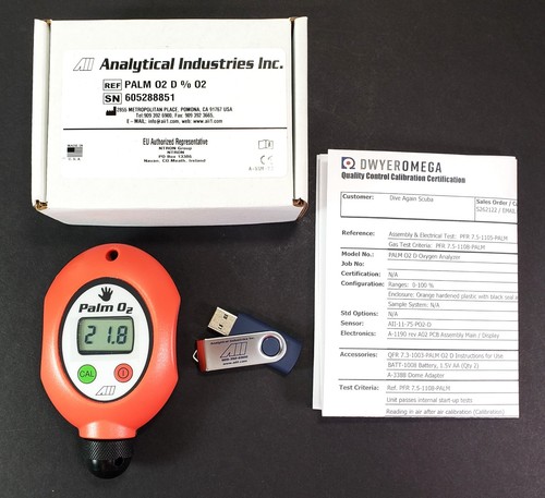 Analytical industries palm - palm, o2