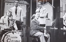 Renato Carosone Italian Singer - big format - Original Vintage Photo 