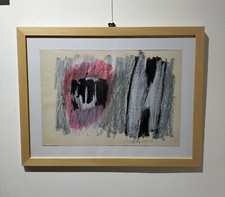 Claudio Cintoli tecnica mista su cartone 35x50 cm