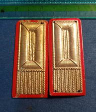 VECCHI ALAMARI IN LAMIERINO MOSTRINE MILITARI ARMA CC DIVISA UNIFORME BENEMERITA