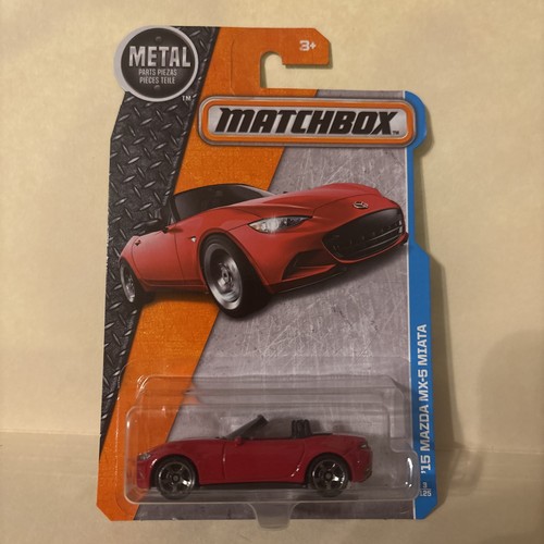Matchbox rosso mazda mx 5 - rosso, '15