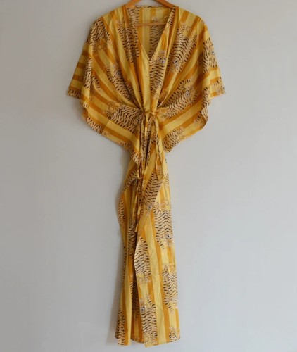 Abito estivo kimono giallo